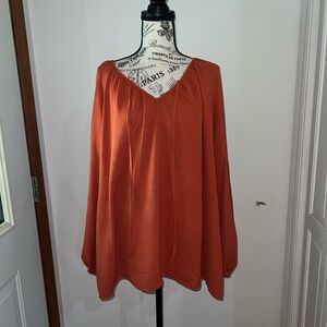 *5/25* SHEIN Orange Blouse